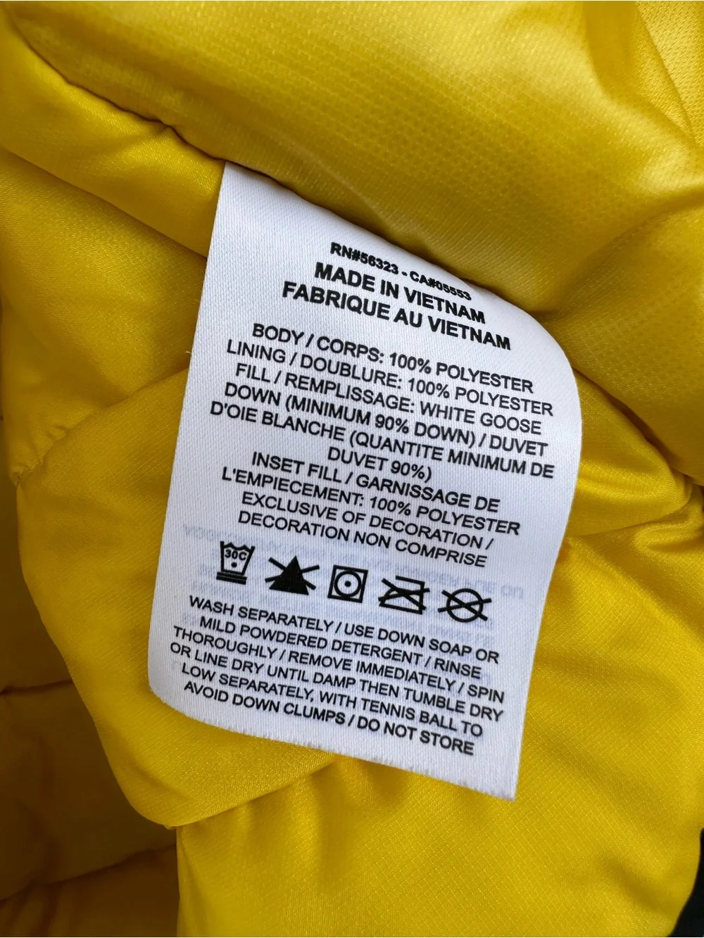 Nike Sportswear Tech Pack Down Fill Puffer Jacket Neon Yellow Men's Size L